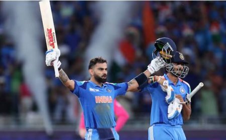 ചാമ്പ്യൻസ് ട്രോഫി; കോഹ്‌ലിയുടെ സെഞ്ച്വറിയുടെ പിൻബലത്തിൽ പാകിസ്ഥാനെതിരെ ഇന്ത്യക്ക് ആറ് വിക്കറ്റിന്റെ തകർപ്പൻ വിജയം