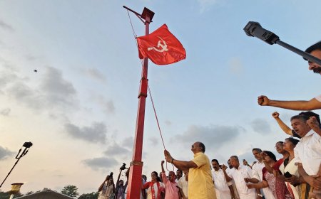 ചുവപ്പിലലിഞ്ഞ് കൊല്ലം നഗരം; സി.പി.എം. സംസ്ഥാന സമ്മേളനത്തിന് ഇന്ന് തുടക്കം