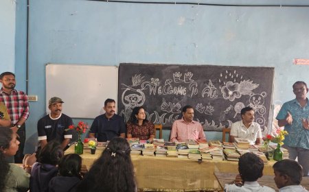 'വായനച്ചിരാത്'; ഇടുക്കിയിലെ സോട്ടുപാറ സ്കൂളിൽ വായനശാല സ്ഥാപിച്ച് യൂണിവേഴ്സിറ്റി കോളേജ് വിദ്യാർത്ഥികൾ
