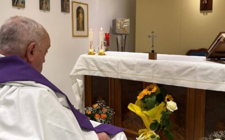 ചികിത്സയിൽ തുടരുന്ന മാർപാപ്പയുടെ ചിത്രം പുറത്തുവിട്ട് വത്തിക്കാൻ