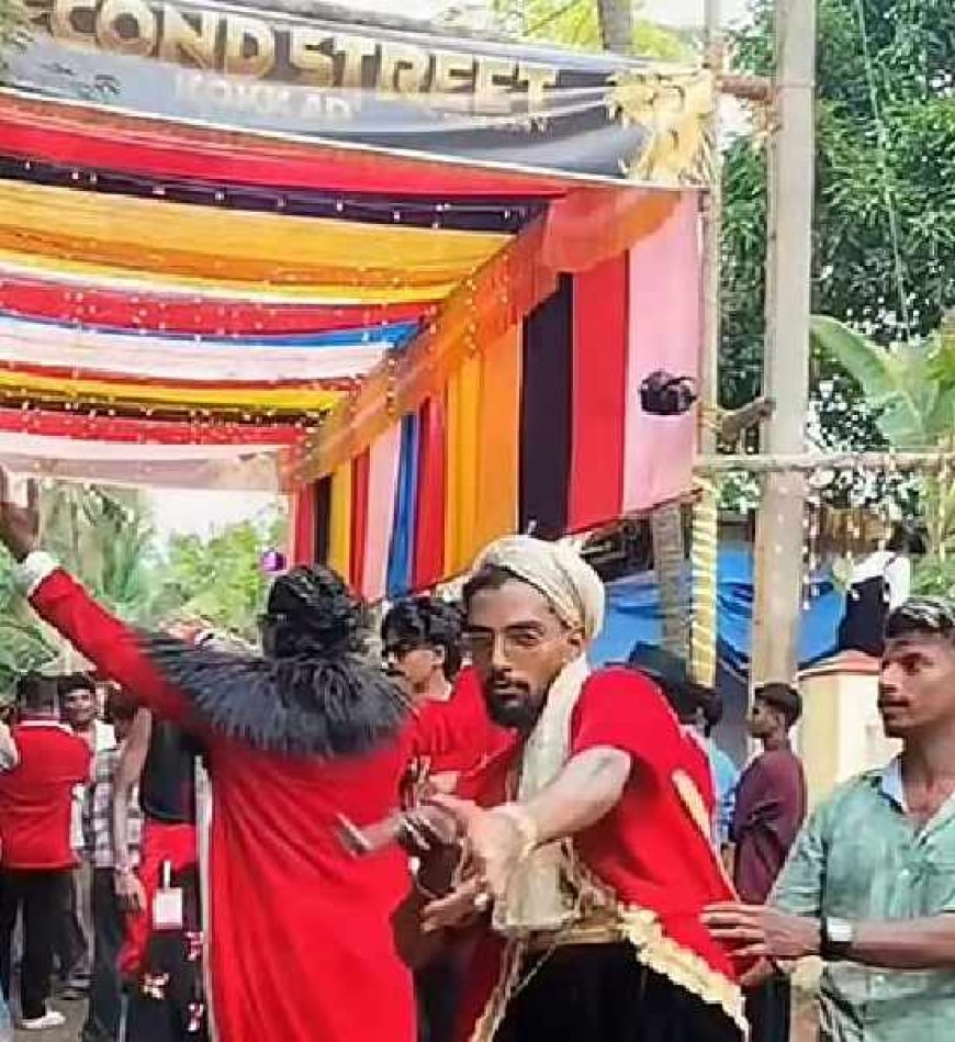 ഉത്സവാഘോഷത്തിനിടെ എയര്ഗണ്ണുമായി അഭ്യാസപ്രകടനം; യുവാവിനെ കയ്യോടെ പിടികൂടി പോലീസ്