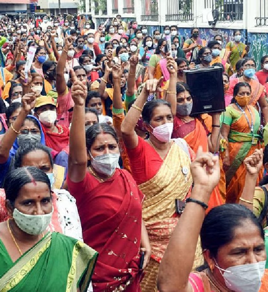 ആശാവര്ക്കര്മാര് സെക്രട്ടറിയേറ്റ് പടിക്കല് നടത്തുന്ന രാപ്പകല് സമരം 44-ാം ദിവസത്തിലേക്ക്