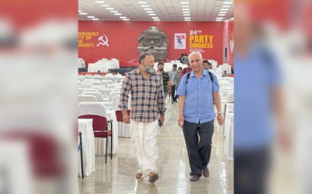 സി.പി.എം പാർട്ടി കോൺഗ്രസ്: ബ്രിട്ടൺ, അയർലണ്ട് പ്രതിനിധികളിൽ  മലയാളിയും