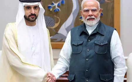 ഇന്ത്യക്കാര്‍ക്ക് പുതിയ അവസരങ്ങള്‍ തുറന്ന് യുഎഇ; മോദിയുമായി കൂടിക്കാഴ്ച നടത്തി ശൈഖ് ഹംദാന്‍