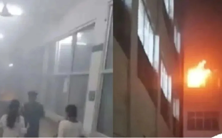 ആശുപത്രിയിൽ വൻ തീപിടുത്തം; ഇരുന്നൂറോളം രോഗികളെയും ജീവനക്കാരെയും ഒഴിപ്പിച്ചു
