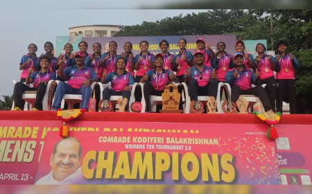 കോടിയേരി ബാലകൃഷ്ണൻ വനിതാ ട്വൻ്റി 20 ക്രിക്കറ്റ് ടൂർണമെൻ്റിൽ ട്രിവാൺഡ്രം റോയൽസ് ചാമ്പ്യന്മാ‍ർ
