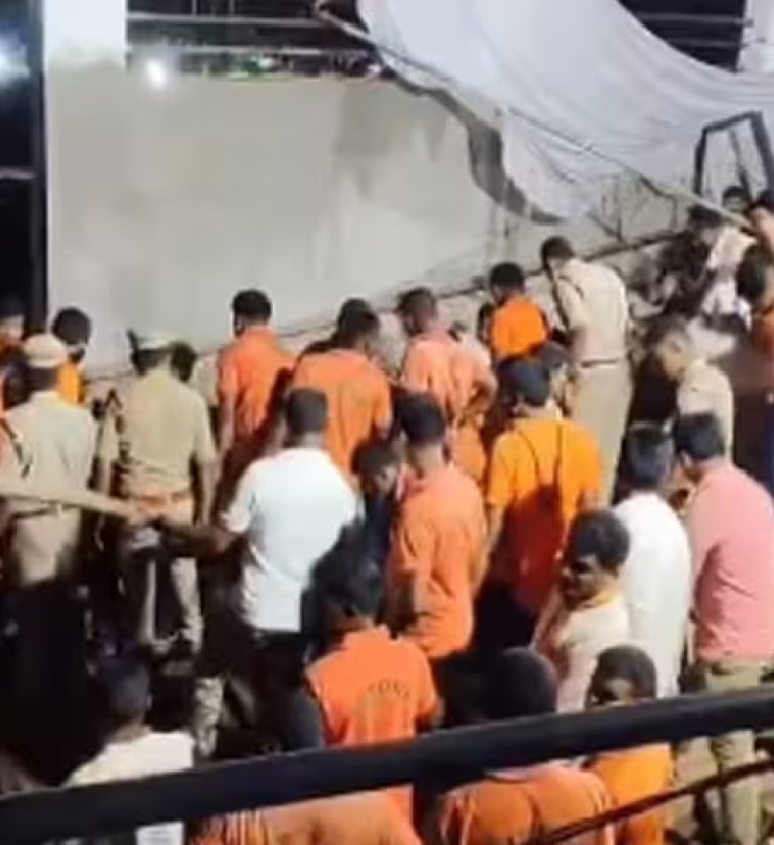 ആന്ധ്രയില് ക്ഷേത്രോത്സവത്തിനിടെ മതില് ഇടിഞ്ഞുവീണ് ഏഴ് പേര് മരിച്ചു