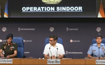 ഓപ്പറേഷൻ സിന്ദൂർ;  പഹൽഗാം ആക്രമണത്തിനുള്ള മറുപടിയെന്ന് കേന്ദ്ര സർക്കാർ