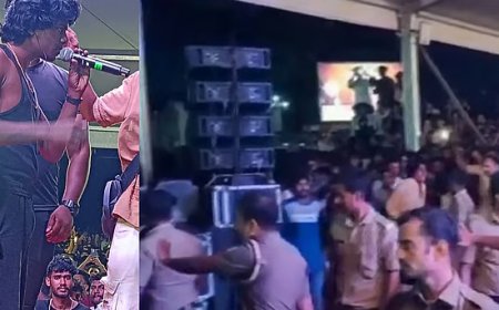 വേടന്‍റെ പരിപാടിയ്ക്കിടെ തിക്കും തിരക്കും, 15 പേര്‍ക്ക് പരിക്ക്; പോലീസ് ലാത്തി വീശി