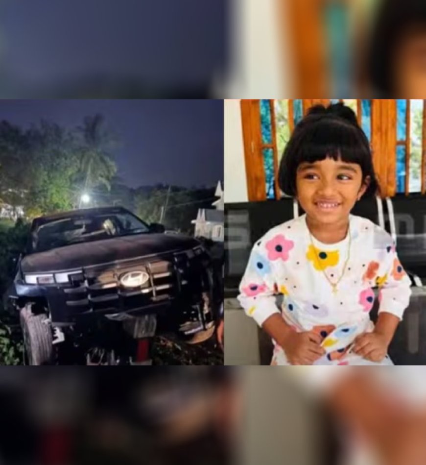റോഡരികിലൂടെ നടന്നുപോകുകയായിരുന്ന മൂന്നുവയസുകാരി കാറിടിച്ച് മരിച്ചു മുത്തശ്ശിക്ക് പരിക്ക്