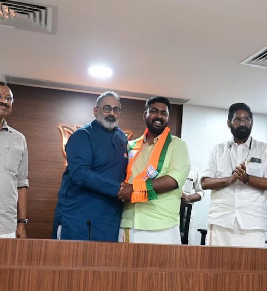 എസ്.എഫ്.ഐ. മുന് സംസ്ഥാന വൈസ് പ്രസിഡന്റ് ബി.ജെ.പി.യില്