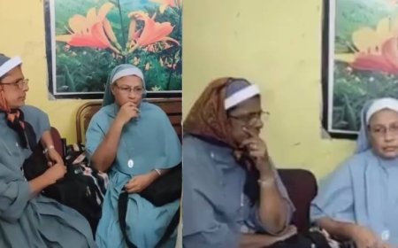 ഛത്തീസ്ഗഢിൽ മനുഷ്യക്കടത്ത് ആരോപിച്ച് മലയാളി കന്യാസ്ത്രീകളെ അറസ്റ്റ് ചെയ്തു; വ്യാപക പ്രതിഷേധം