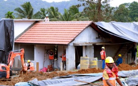 മുണ്ടക്കൈ- ചൂരൽമല: മാതൃകാ വീട് പൂർത്തിയാകുന്നു