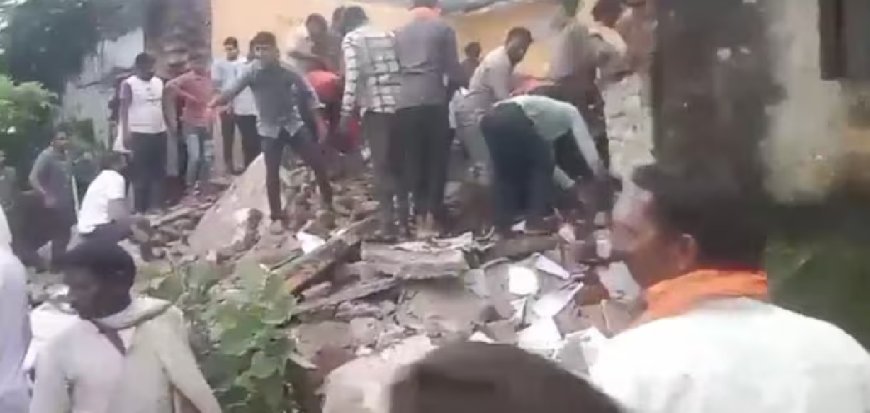 രാജസ്ഥാനില്‍ സ്‌കൂള്‍ കെട്ടിടം തകര്‍ന്നു വീണു; ആറു കുട്ടികള്‍ മരിച്ചു