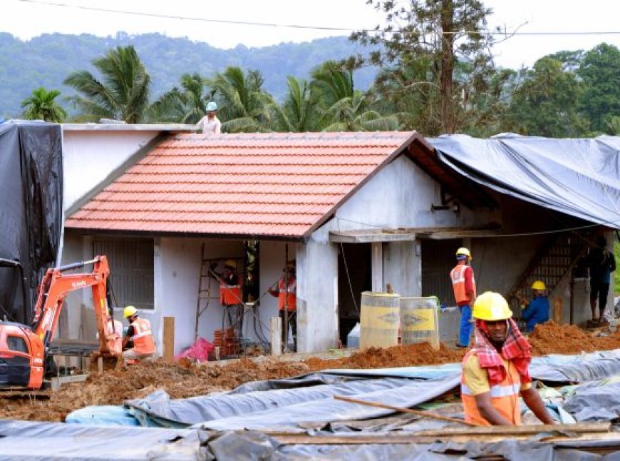 മുണ്ടക്കൈ- ചൂരൽമല: മാതൃകാ വീട് പൂർത്തിയാകുന്നു
