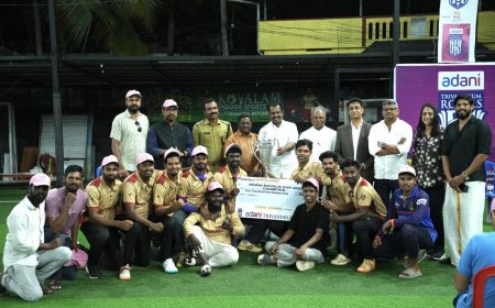 അദാണി റോയല്‍സ് കപ്പ്: ആവേശപ്പോരാട്ടത്തിനൊടുവില്‍ വിഴിഞ്ഞം ബാച്ച്‌ മേറ്റ്‌സിന് കിരീടം