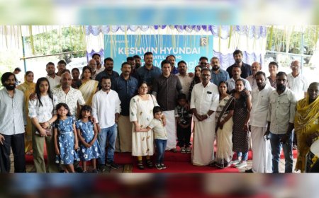 ചിങ്ങം ഒന്നിന് 25 കാറുകള്‍ കൈമാറി കെഷ്വിന്‍ ഹുണ്ടായ്