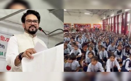 ആദ്യ ബഹിരാകാശ യാത്രികന്‍ ഹനുമാനാണെന്ന് അനുരാഗ് താക്കൂർ; കുട്ടികളെ തെറ്റിദ്ധരിപ്പിക്കരുതെന്ന് കനിമൊഴി