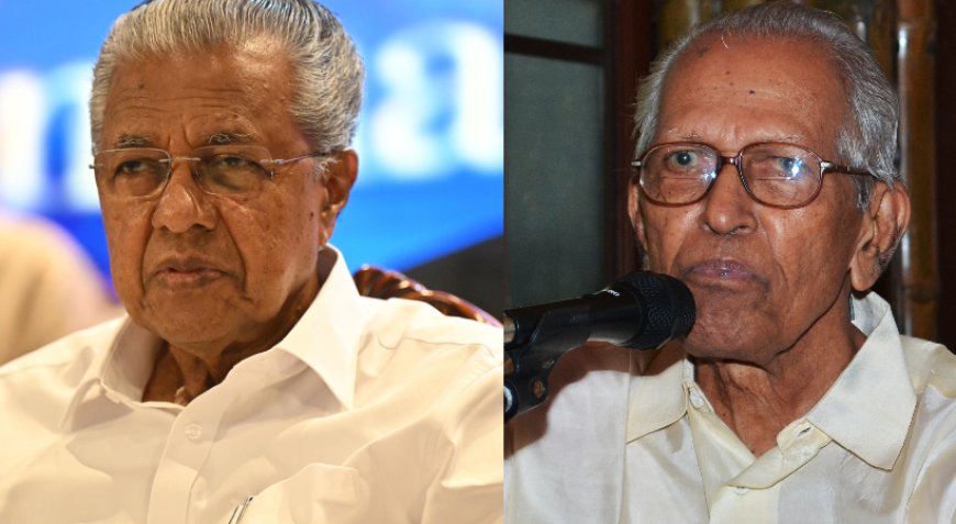 കേരളത്തിലെ സാമൂഹിക സാംസ്കാരിക രംഗങ്ങളിൽ ശാന്തമെങ്കിലും ഉറച്ച ശബ്ദമായിരുന്നു സാനു മാഷ്: മുഖ്യമന്ത്രി പിണറായി വിജയൻ