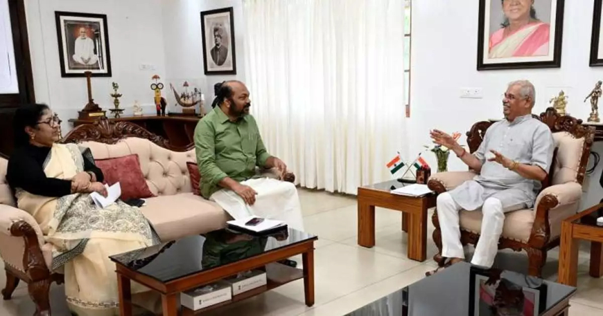 താത്ക്കാലിക വിസി നിയമനം; ഗവർണറുമായി കൂടിക്കാഴ്ച നടത്തി മന്ത്രിമാർ