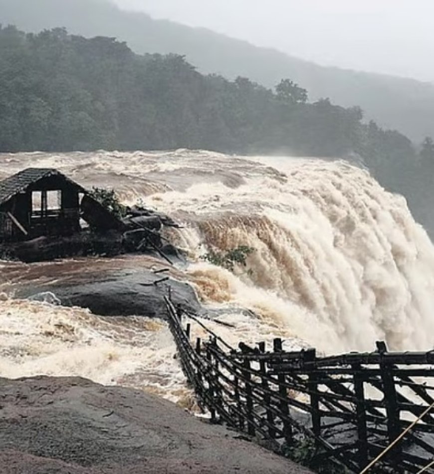 അതിരപ്പിള്ളി മേഖലയിലെ കനത്ത മഴ; വിനോദസഞ്ചാര മേഖലകള് ഇന്ന് അടച്ചിടും