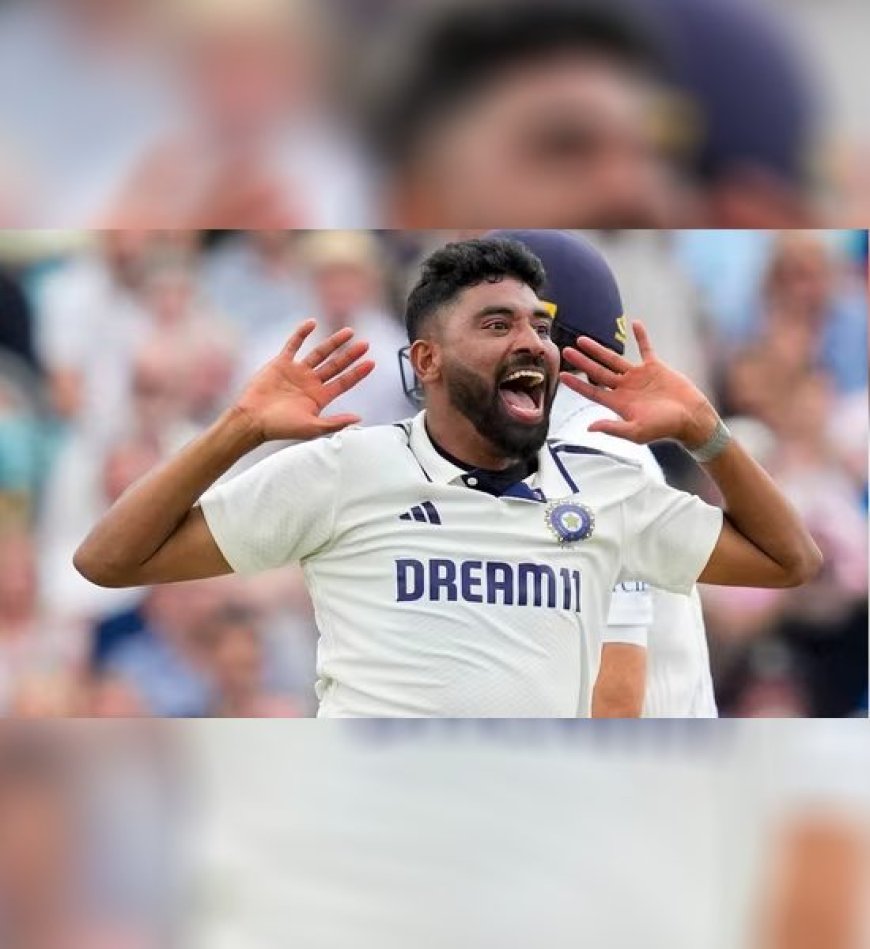 'ഓരോ പന്തും എറിയുന്നത് തനിക്കുവേണ്ടിയല്ല, രാജ്യത്തിന് വേണ്ടി': മുഹമ്മദ് സിറാജ്