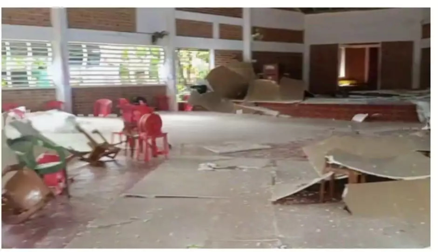 തൃശ്ശൂരിൽ സ്കൂൾ കെട്ടിടത്തിന്റെ സീലിംഗ് തകർന്നു വീണ സംഭവം; അന്വേഷണം നടത്തി റിപ്പോർട്ട് നൽകാൻ   നിർദ്ദേശം