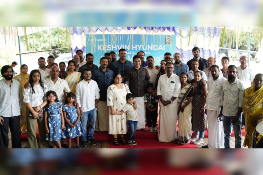 ചിങ്ങം ഒന്നിന് 25 കാറുകള്‍ കൈമാറി കെഷ്വിന്‍ ഹുണ്ടായ്
