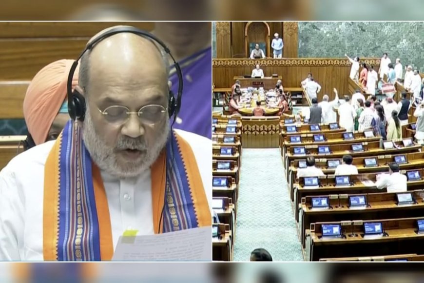 'ജയിലിലായാൽ പുറത്ത്', ബില് ലോക്സഭയില്; പ്രതിപക്ഷ പ്രതിഷേധത്തിനിടെ പിന്തുണച്ച് ശശി തരൂർ