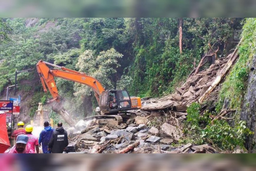 താമരശ്ശേരി ചുരത്തിലൂടെ ചെറുവാഹനങ്ങള് കടത്തിവിട്ടുതുടങ്ങി, ഭാരവാഹനങ്ങള്ക്ക് അനുമതിയില്ല