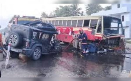 ഓച്ചിറയില്‍ ജീപ്പും കെ.എസ്.ആര്‍.ടി.സി. ബസും കൂട്ടിയിടിച്ച് മൂന്ന് മരണം 
