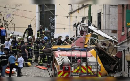 ലിസ്ബണിൽ ട്രാം പാളം തെറ്റി;  15 പേർ കൊല്ലപ്പെട്ടു