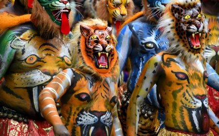 തൃശൂരിനെ വിറപ്പിക്കാന്‍ ഇന്ന് മടയില്‍ നിന്ന് പുലിക്കൂട്ടമിറങ്ങും; ഒന്‍പത് സംഘങ്ങളിലായി 459 പുലികള്‍