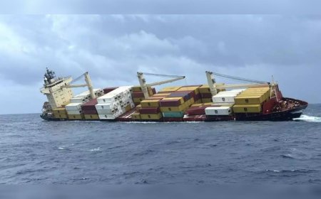 കേരള തീരത്ത് മുങ്ങിയ എംഎസ്‌സി എല്‍സ 3; പൂർണമായും ഉയർത്താനുള്ള ദൗത്യം ദുഷ്കരമെന്ന് കമ്പനി