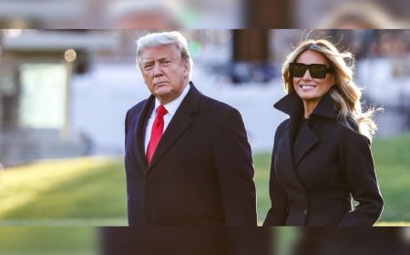 ട്രംപും ഭാര്യയും സഞ്ചരിച്ച ഹെലികോപ്റ്റ‍ർ അടിയന്തരമായി നിലത്തിറക്കി