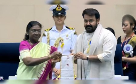 ദാദാ സാഹേബ് പുരസ്‌കാരം ഏറ്റുവാങ്ങി മോഹന്‍ലാല്‍; സിനിമ എന്റെ ആത്മാവിന്റെ സ്പന്ദനമെന്ന് മോഹൻലാൽ