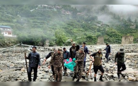 ധരാലിയിലെ മിന്നൽ പ്രളയം; കാണാതായ 67 പേര്‍ മരിച്ചതായി പ്രഖ്യാപിച്ച് ആഭ്യന്തര മന്ത്രാലയം