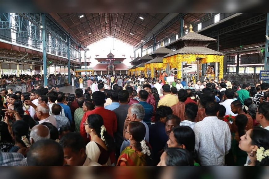 വന്തിരക്ക്; ശ്രീകൃഷ്ണജയന്തി ദിനത്തില് ഗുരുവായൂരില് 40,000 പേര്ക്ക് പിറന്നാള് സദ്യ