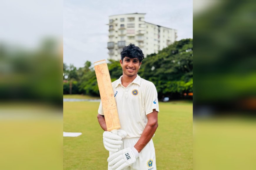 ഇന്റർ സോൺ മത്സരത്തിൽ ട്രിപ്പിൾ സെഞ്ച്വറിയുമായി പി. കാർത്തിക്
