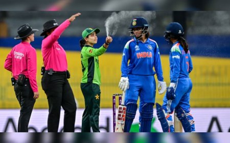 വനിതാ ഏകദിന ലോകകപ്പ്; ഇന്ത്യ - പാകിസ്ഥാന്‍ മത്സരം നിര്‍ത്തിവെച്ചു