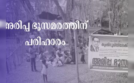 അവകാശം ഉറപ്പാക്കി സർക്കാർ; അരിപ്പ ഭൂസമരത്തിന് പരിഹാരം