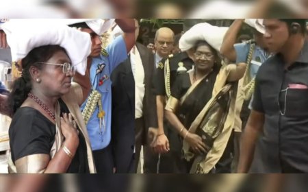 ശബരിമലയിൽ ദർശനം നടത്തി രാഷ്ട്രപതി; ഇരുമുടിക്കെട്ട് ക്ഷേത്രനടയിൽ സമർപ്പിച്ചു