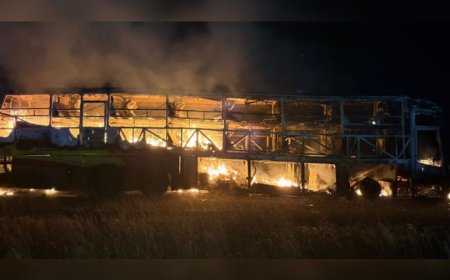 ഹൈദരാബാദ് – ബെംഗളൂരു ദേശീയപാതയിൽ ബസിനു തീപിടിച്ച് വൻ അപകടം; 15 പേര്‍ മരിച്ചു