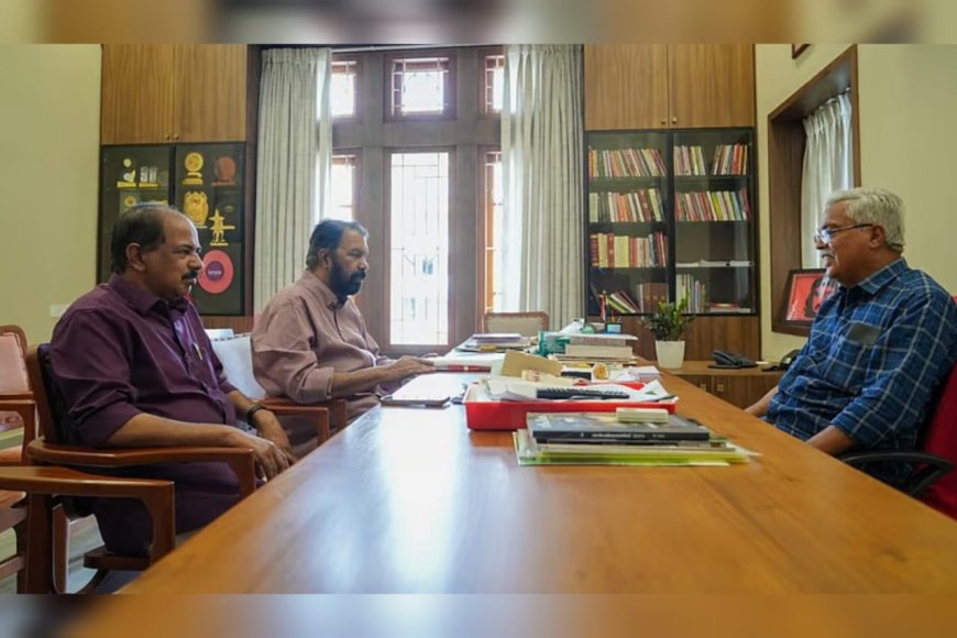 'എല്ലാ പ്രശ്‌നവും തീരും; സംസാരിച്ച കാര്യങ്ങള്‍ വെളിപ്പെടുത്തില്ല'; സിപിഐ ആസ്ഥാനത്തെത്തി ബിനോയ് വിശ്വത്തെ കണ്ട് വി. ശിവന്‍കുട്ടി