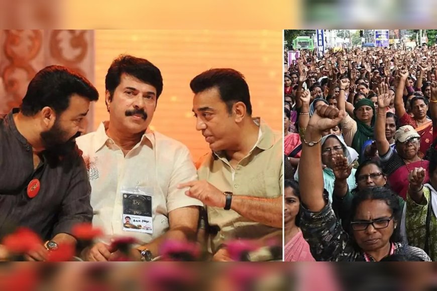 നടന്മാര്‍ക്ക് തുറന്ന കത്തുമായി  സമരം തുടരുന്ന ആശമാര്‍