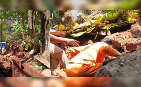 കോഴിക്കോട് കക്കോടിയില്‍ മതില്‍ ഇടിഞ്ഞ് വീണ് അപകടം;  അതിഥി തൊഴിലാളിക്ക് ദാരുണാന്ത്യം