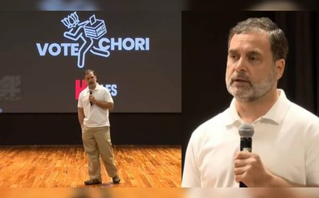 ഹരിയാനയിൽ വോട്ടുകൊള്ള നടന്നു; തെളിവുകൾ ഉണ്ടെന്ന് രാഹുൽ ​ഗാന്ധി