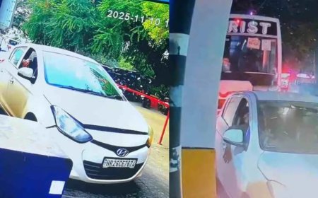 ചെങ്കോട്ട സ്ഫോടനം: പൊട്ടിത്തെറിക്ക് തൊട്ടുമുന്‍പുള്ള സിസിടിവി ദൃശ്യങ്ങൾ പുറത്ത്; ഒന്‍പത് മരണം