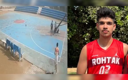 ബാസ്‌കറ്റ്‌ബോൾ പരിശീലനത്തിനിടെ പോൾ ഒടിഞ്ഞുവീണ് ദേശീയതാരത്തിന് ദാരുണാന്ത്യം