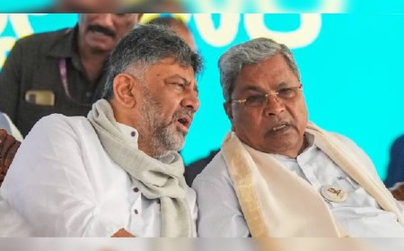 സിദ്ധരാമയ്യ-ശിവകുമാർ ചർച്ച സമവായത്തിൽ; നിലപാട് വ‍്യക്തമാക്കി ഡി.കെ. ശിവകുമാറും സിദ്ധാരാമയ്യയും